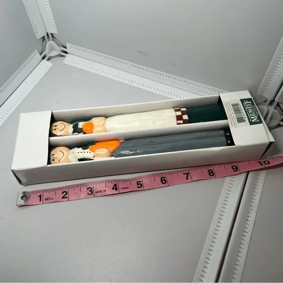 Midwest Eddie Walker Pilgrim Candle Sticks New In Box- Holiday Decor - Picture 3 of 6